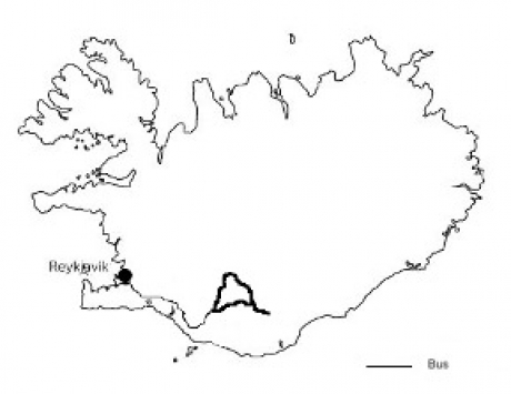 Randonnée équestre dans la réserve naturelle de Fjallabak